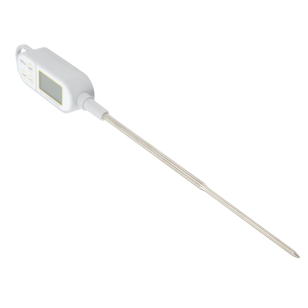 Food Thermometer IPX6 Waterproof Data Lockable Probe Thermometer for Meat Grill Oven ‑50 To 500 Degrees C