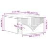 Wall Mounted Nightstand 2 pcs Concrete Grey 34.5 x 33 x 20 cm