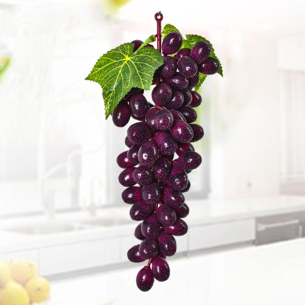Fake Fruit Models Hanging Artificial Fruit Plant Decoration Simulated Fruit Grape Skewers  Props