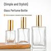 High-Grade Square Glass Perfume Bottle with Screw Cap, Available In 30ml and 50ml, Ideal for Decanting.