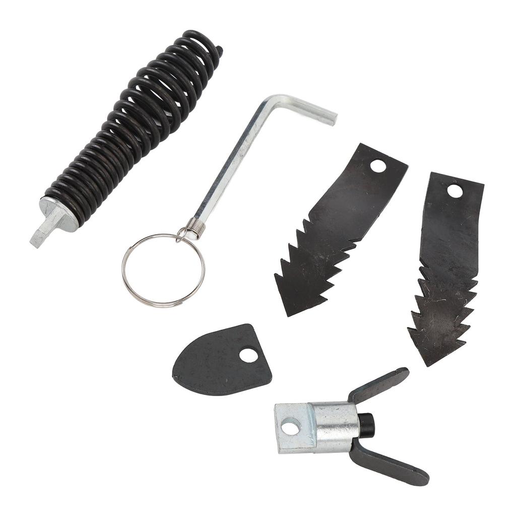 6 Stück Abflussreiniger Schneidkopf Set Effizientes Entstopfen Rohrleitungsbaggermaschine Schneidkopf für 5/16 Zoll bis 3/4