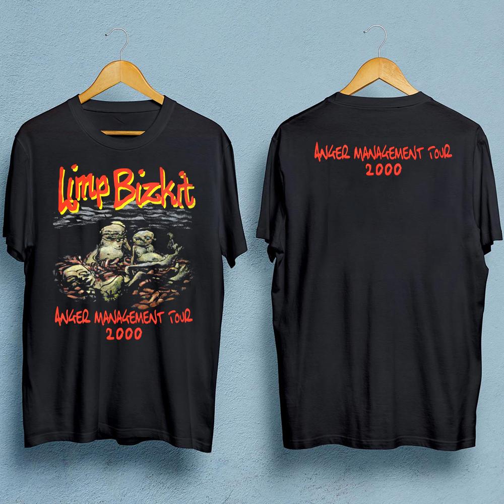 

Limp Bizkit Tour 2 SIDES Black Unisex Cotton All Sizes S to 5XL Unisex T-Shirt XXL
