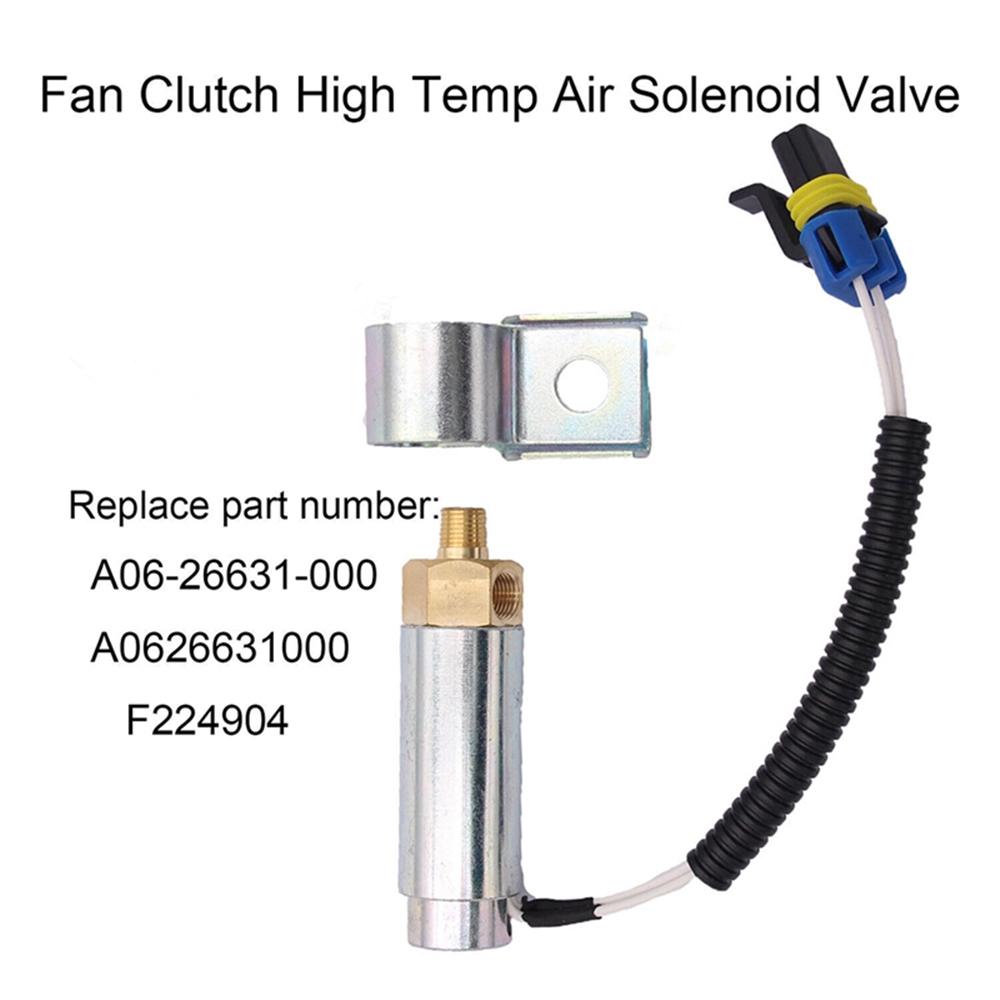 1 x Fan Clutch High Temp Solenoid Valve For Freightliner A06-26631-000 F224904