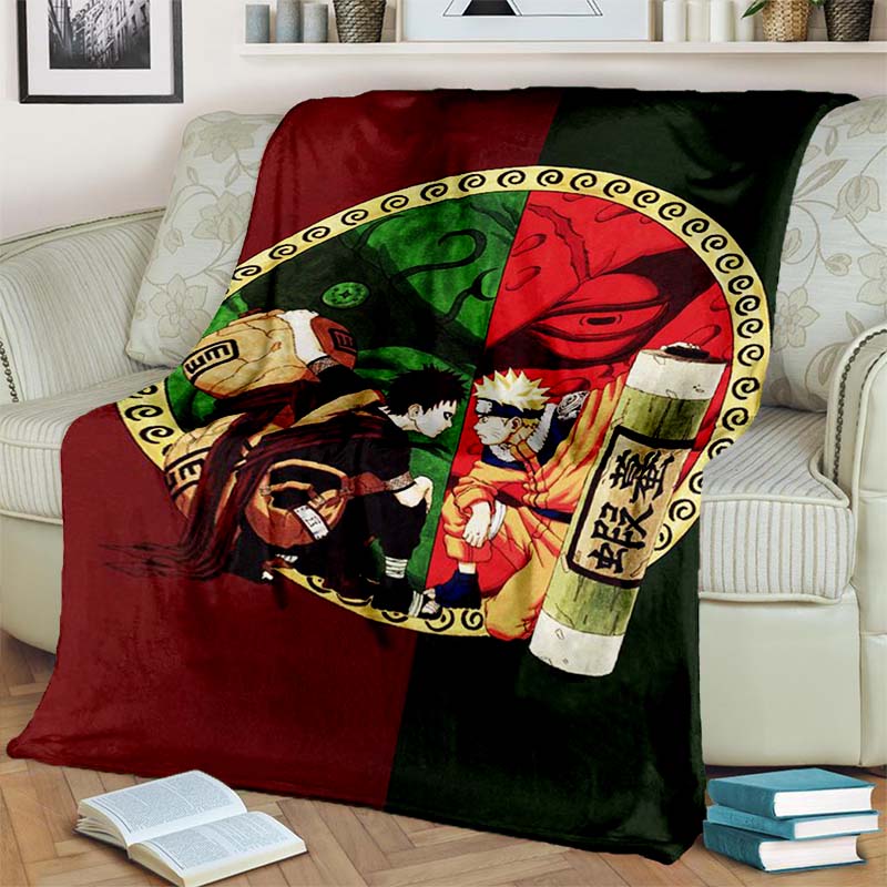 Naruto Blanket  Anime 3D Poster Theme Throw Blanket Comic Blanket Throw Blanekt for Bed Sofa Office Kids Gifts Comic Blanket