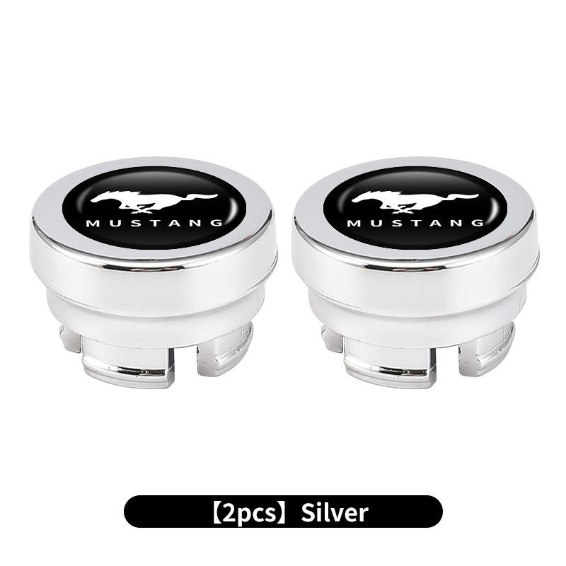 For Ford 1/2PCS Car Logo Cigarette Lighter Dust Plug Button Socket Protective Cover Escort KA Flex Everest KA Expedition Falcon APQ1