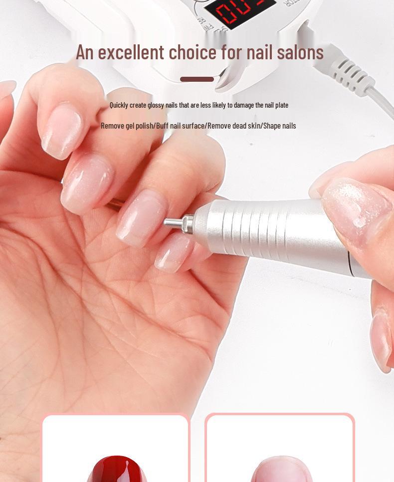 Rechargeable 30,000 RPM Professional Nail Drill for Gel Polish Removal