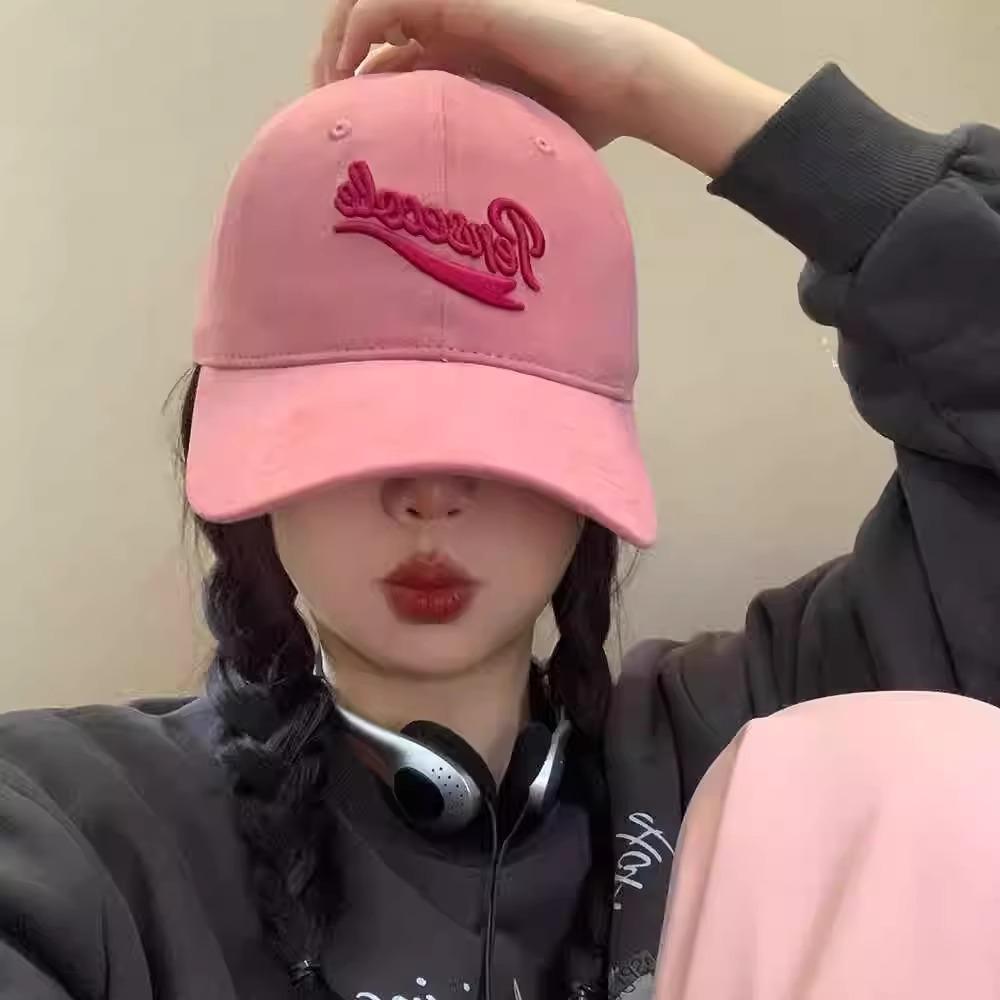 Hat Women's Big Head Circumference Baseball Cap Enlarged and Deepened Hat Men's Fashion Couple Korean Version Versatile Letter Cap Trendy Brand