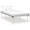 VidaXL Bed Frames White Metal 100x200 Cm