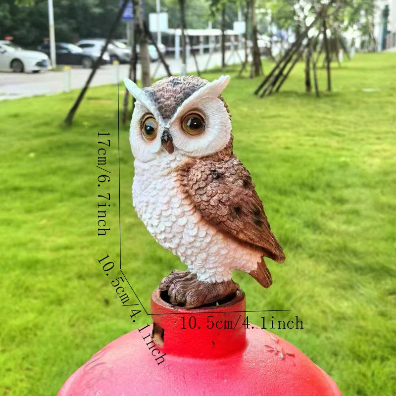 Kunstmatige decoratieve ornamenten voor buitenkorridors, patio's, tuinen en binnenplaatsen, creatieve en schattige uil-moeder-en-kind decoraties