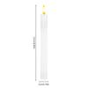 6 Pack Flameless Candles with Remote 2 Timer 2 Flicking Speed 5 Brightness Adjustable USB Operated