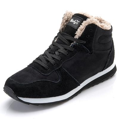Men Women Snow Boots  Keep Warm Winter Sneakers Fur Winter Shoes Black Sports Chaussure Couple Tennis Big Size Zapatillas