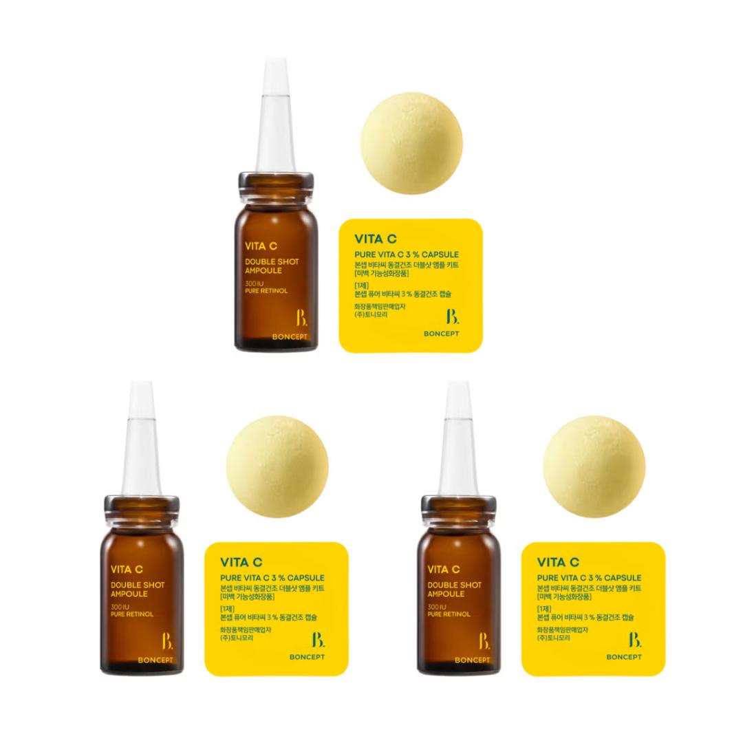 

BONCEPT VITA C Лиофилизированный Двойной Ампульный Набор (50мг + 10мл) (3 варианта) # 3 KITS