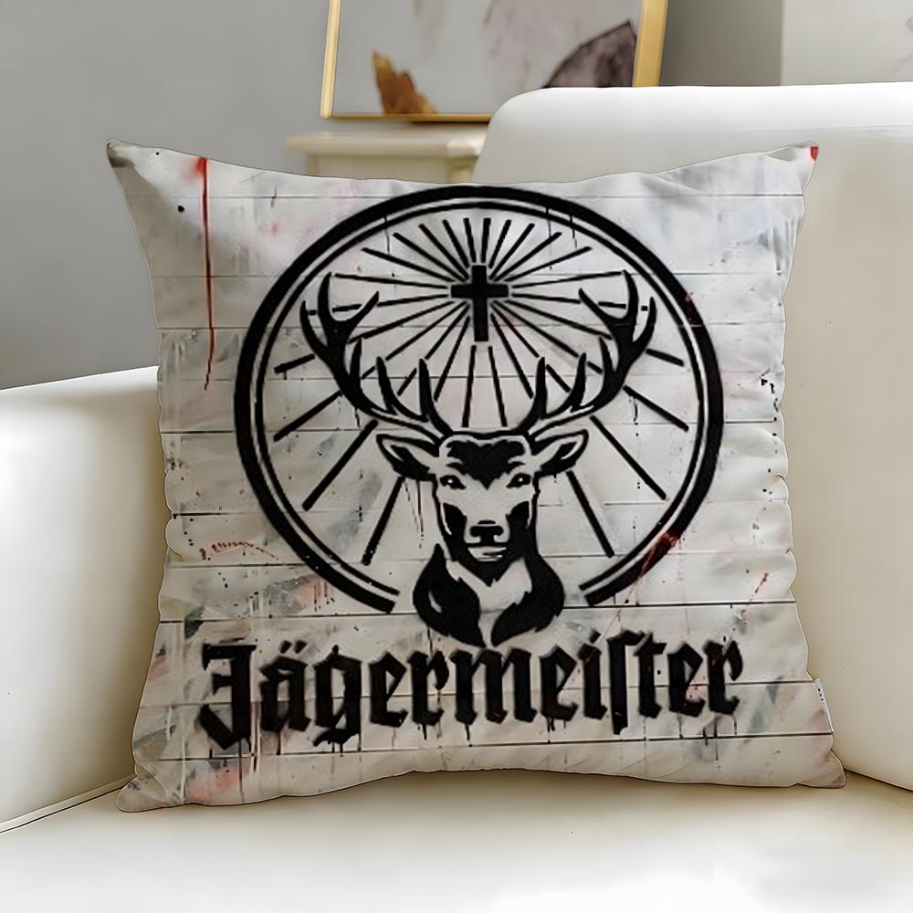 

Класичний бренд напоїв Jagermeister Наволочка М яка та Легка у Пранні Подушка – Універсальна для Дивана, Ліжка, Подорожей та Офісу 50cmx50cm