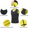 Neopren-Schwitzweste zum Abnehmen, Body Shaper für Herren, formende Weste, Fitness, Fatburner, Shaper, Tank-Top, Trainingsshirt, Muskelshirt, Reißverschluss-Anzug für Herren