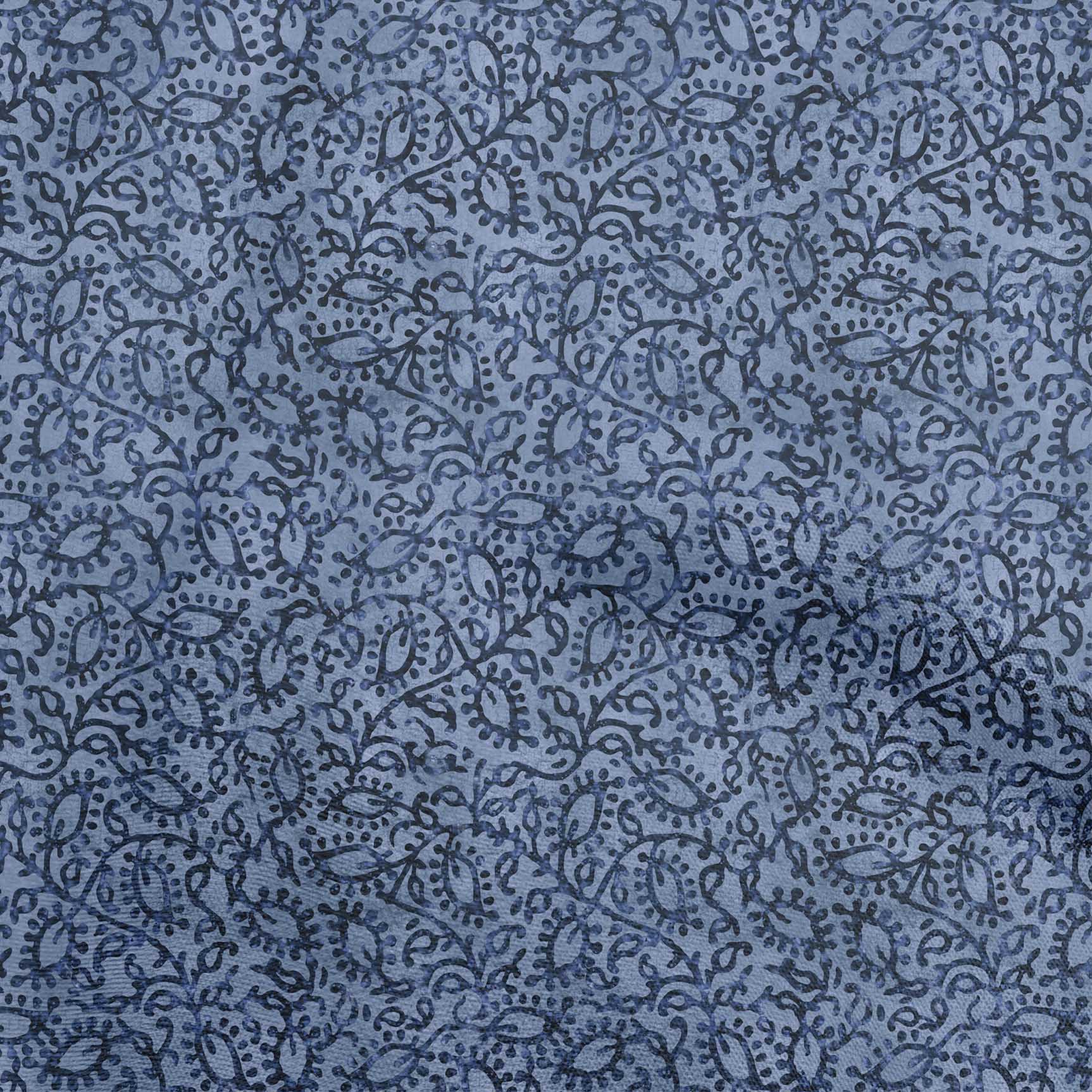 

oneOone Cotton Flex Dark Green Fabric Abstract Leaves Craft Projects Decor Fabric Printed By The Yard 40 Inch 42 Inch Wide - Viscose Chiffon чирок синього кольору