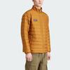 Adidas Originals X Spezial Topfield Liner Jacket Solid Color Logo Stand Collar Long Sleeve Cotton Jacket Men Jacket Yellow Brown IP1706