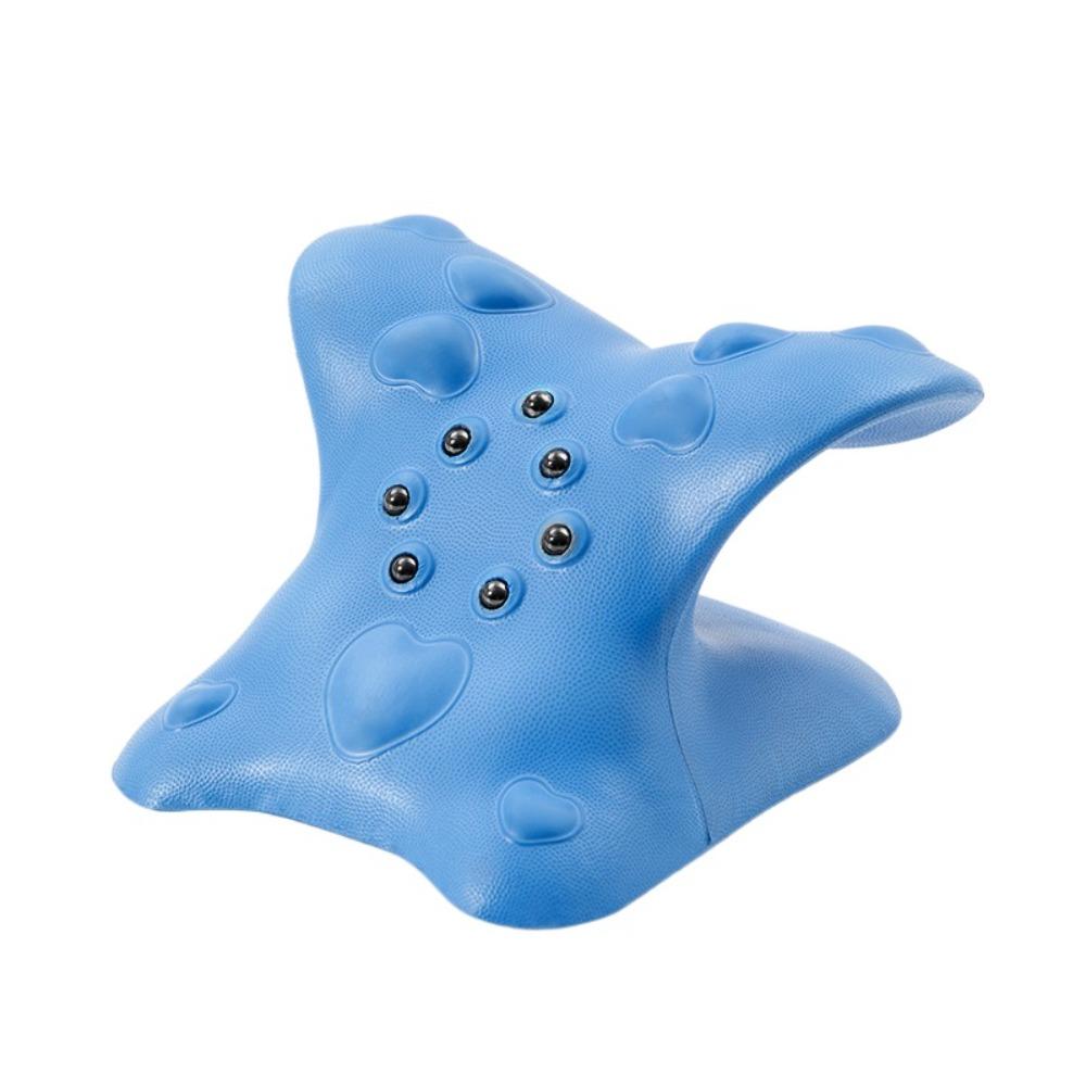 C-shaped Neck Stretcher Pillow Pain Relief Magnetic Massage Pillow Spine Support Muscle Relax Cervical Pillow TMJ Relief
