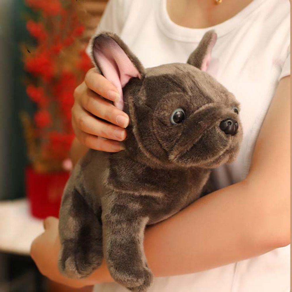 Cartoon Bulldog Plush Toy Soft Animal Plush Pillow Bulldog Plush Doll  Boys Girls