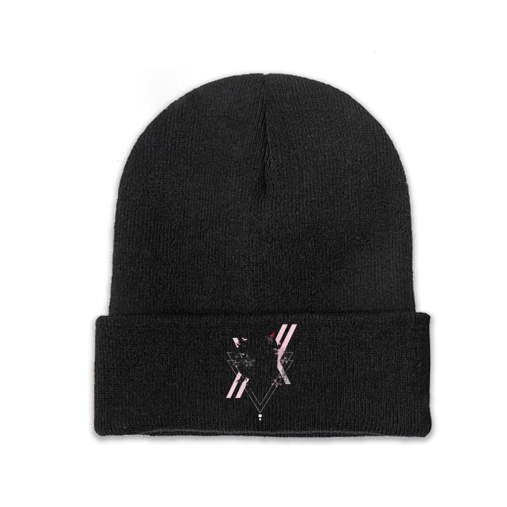 I Promise Darling Darling in the Franxx Zero Two Strickmütze Damen Unisex Skullies Beanies Wintermütze Lässige Melonenmütze