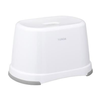 LEC YUNOA Bath Stool BB-107 21cm Height New White Anti-Mold Antibacterial
