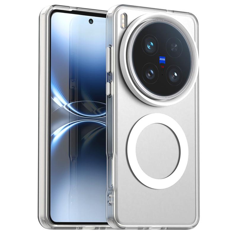 Magnetic For vivo X200 Ultra Case Magsafe Wireless Charging Cover vivo X200 Ultra X200s X200 Pro mini Matte PC Protective Cases