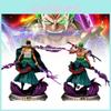 Bezaubernde Anime Zoro Figur Charmante Drei-Schwert-Effekt Begehrenswerte Sammlerfigur