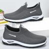 Fashion Men's Outdoor Casual Sneakers Slip-on Breathable Mesh Comfort Lightweight and Easy To Wear Walkout Shoes Tenis Masculino Male