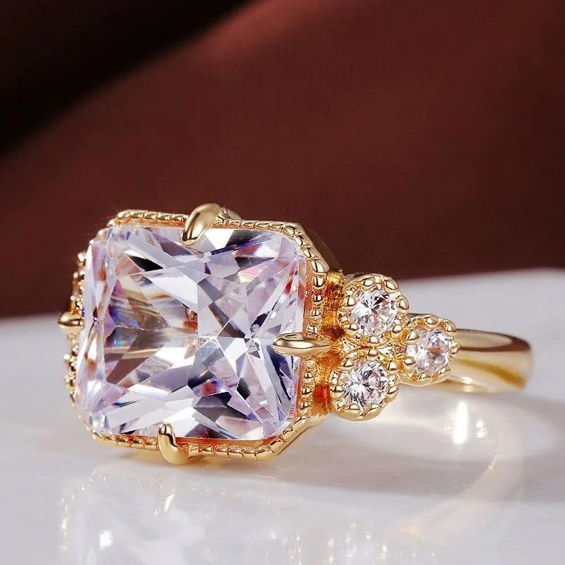Jewelry Full Diamond Fashion Women's Ring Diamond Ring