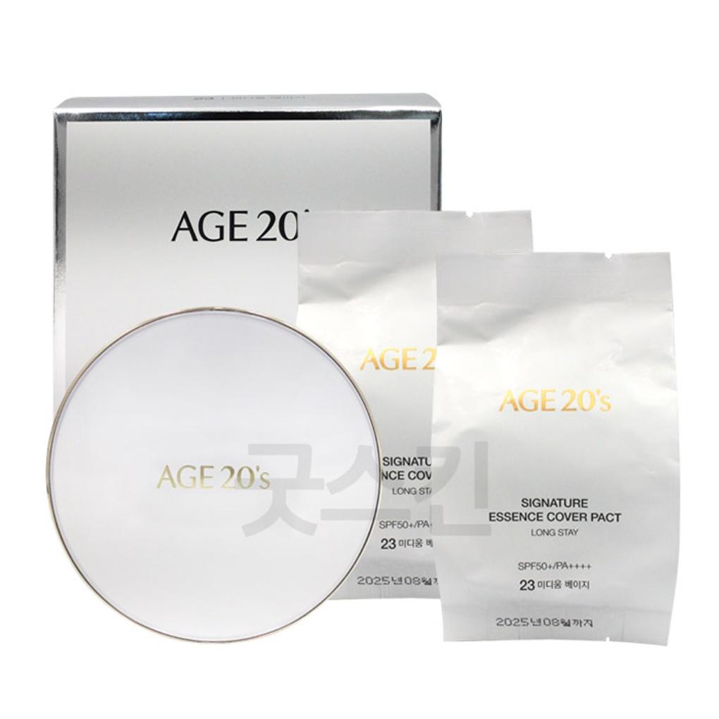 

Age 20 s Signature Essence Cover Pact Long Stay 14гX2 (Основной продукт + пополнение) грамм
