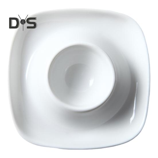 Подставка для яиц не содержащий бисфенол-А ударопрочный лоток с защитой от переполнения и подставкой для ложек органайзер для яиц на завтрак кухонные принадлежности C 617₽