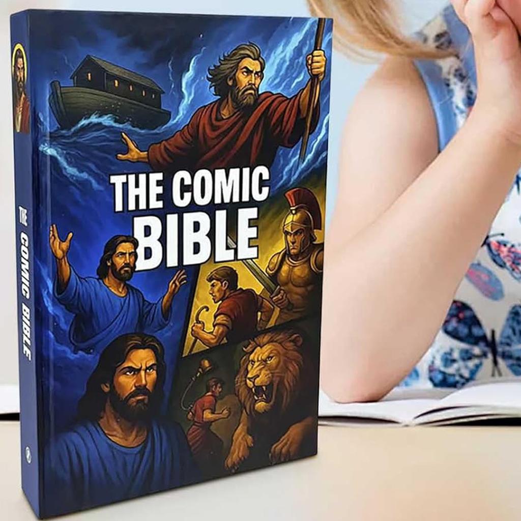 Die Comic-Bibel für alle Altersgruppen, Neues Vollfarbig Illustriertes Bibel-Comicbuch, von Genesis bis Offenbarung mit Vollständigen, Christlichen G