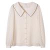 Women Blouses Shirts 2025 Spring Long Sleeve Women Blouse Shirt Turn Down Collar Chiffon Blouse Shirt Women Tops J598