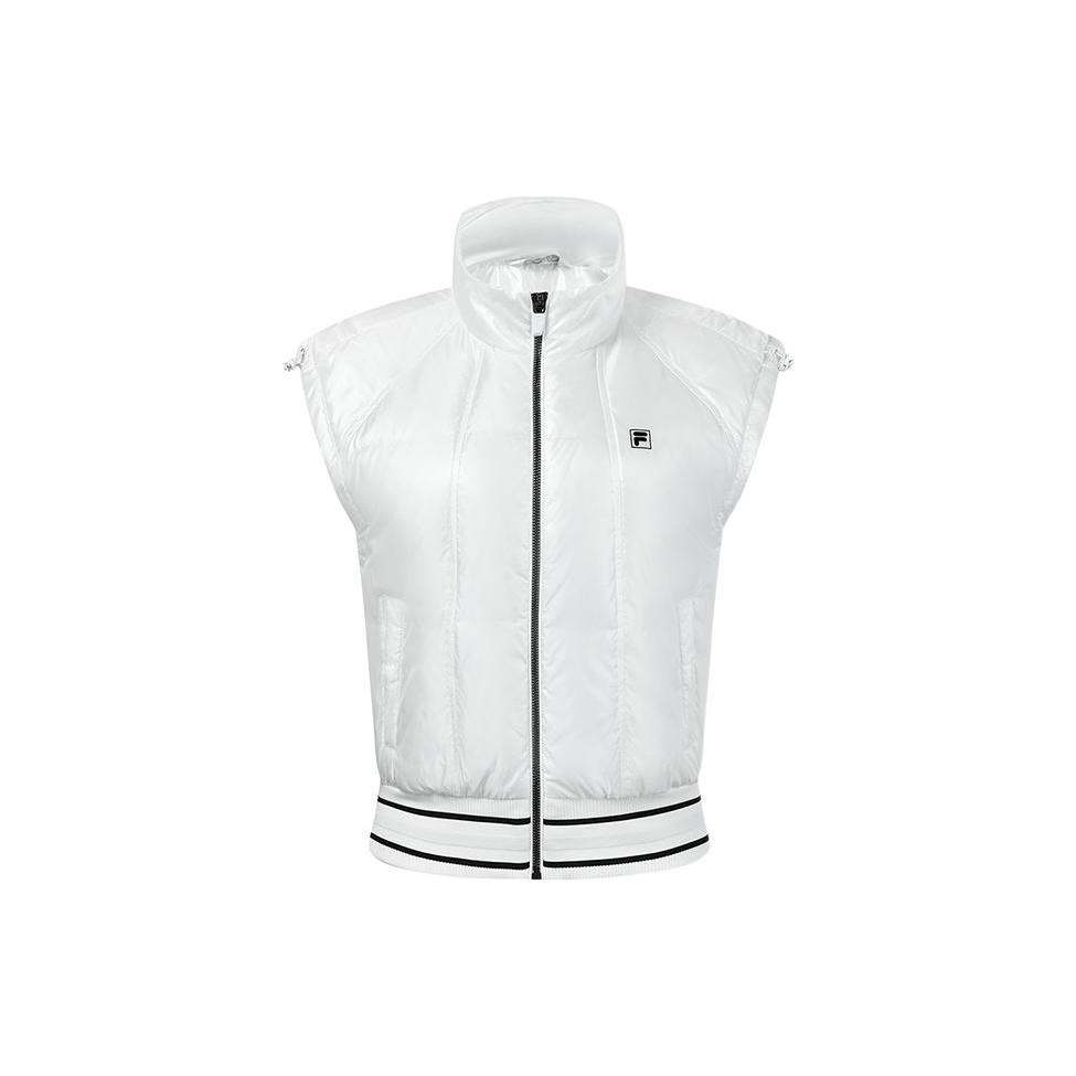 

New FILA Down Vest Women s Jade White A11W315905FWT XL