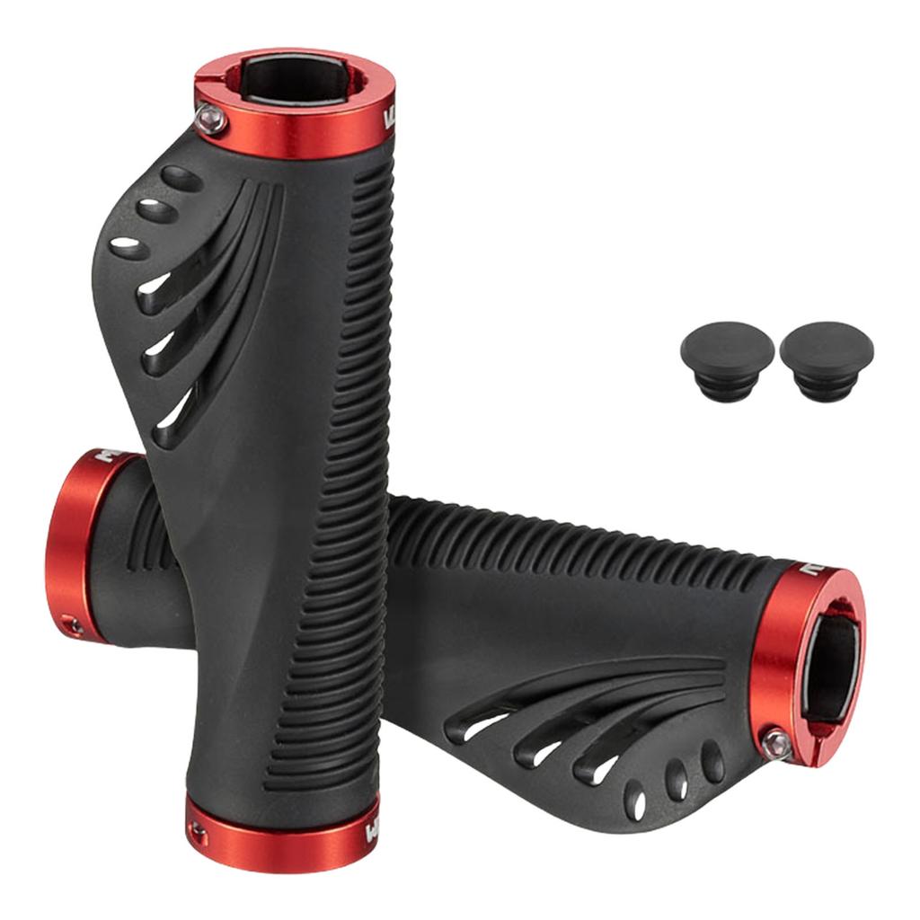 1pair Mountain Bike Handlebar Grips Double Locks on Bicycles Handlebar Grip Nonslip Bilateral Locks Cycling Handle Grips