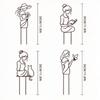 Hollow Out Plant Fixed Frame Iron Plant Climbing Trellis Garden Plant Trellis  Balcony Garden