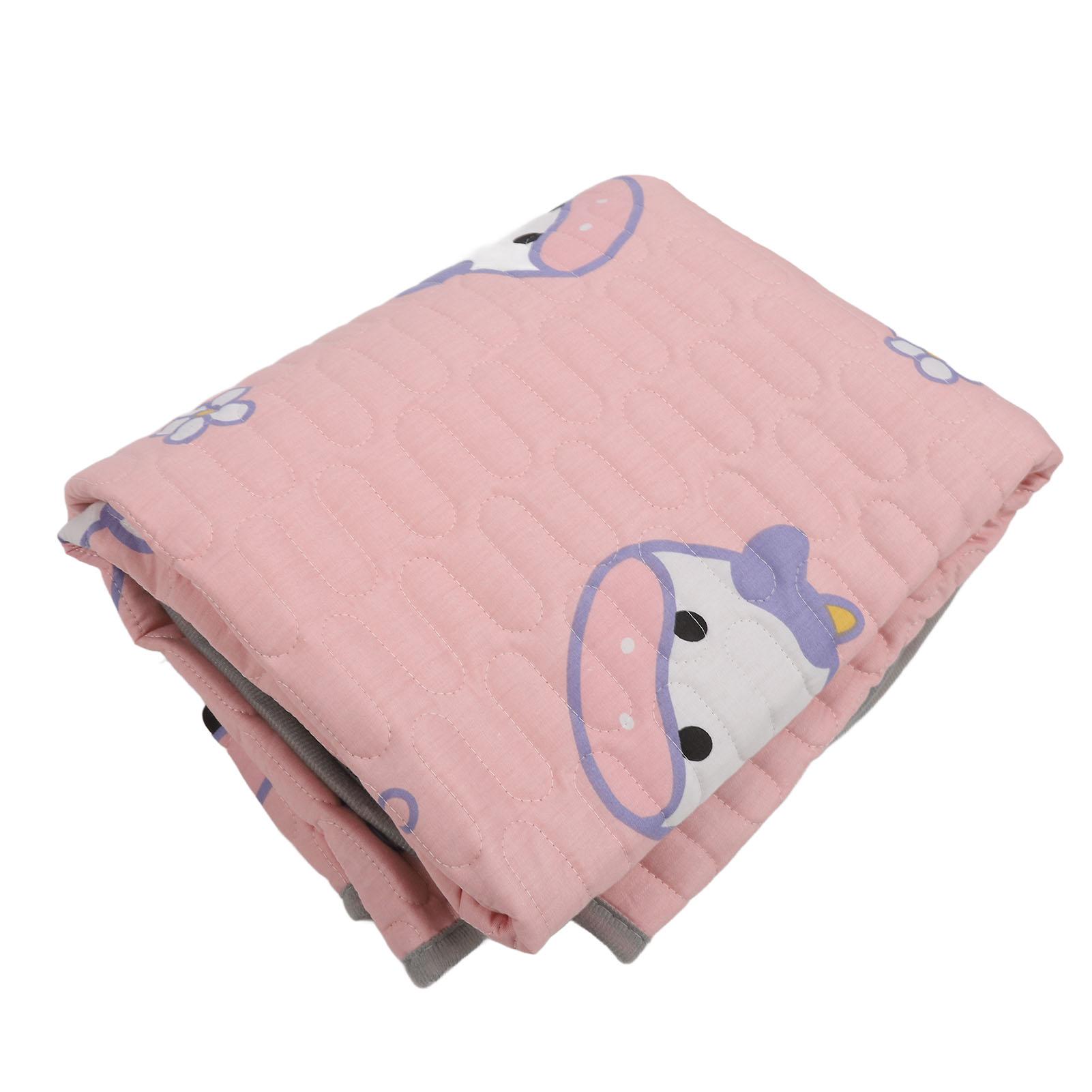 

Waterproof Urine Mat Washable Absorbency Cartoon Menstrual Urine Pee Pad 39.4 X 47.2in