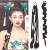 Band Hair Ring Retro Hairpieces Boxing Braids Wig Synthetic Braided Ponytail Long Braiding Braid