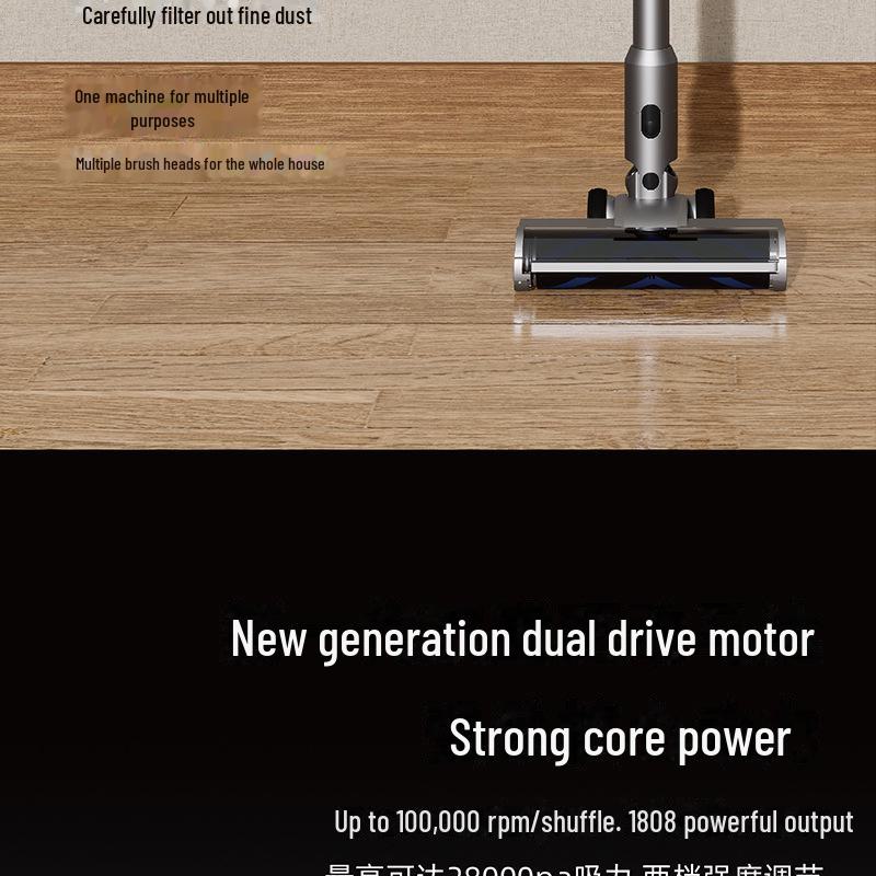 Bezdrátový přenosný vysavač: Vysoce výkonné sání, dlouhá životnost baterie, mokré/suché použití
