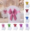 Bows Event Chair Straps Elastic Band Chair Bandage  Home Decor Supplies