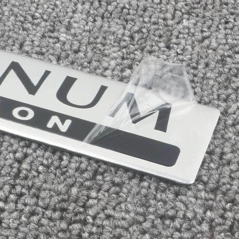 Suitable for Sequoia Transit Speedmaster modified car sticker PLATINUM EDITION Platinum version car logo tail label