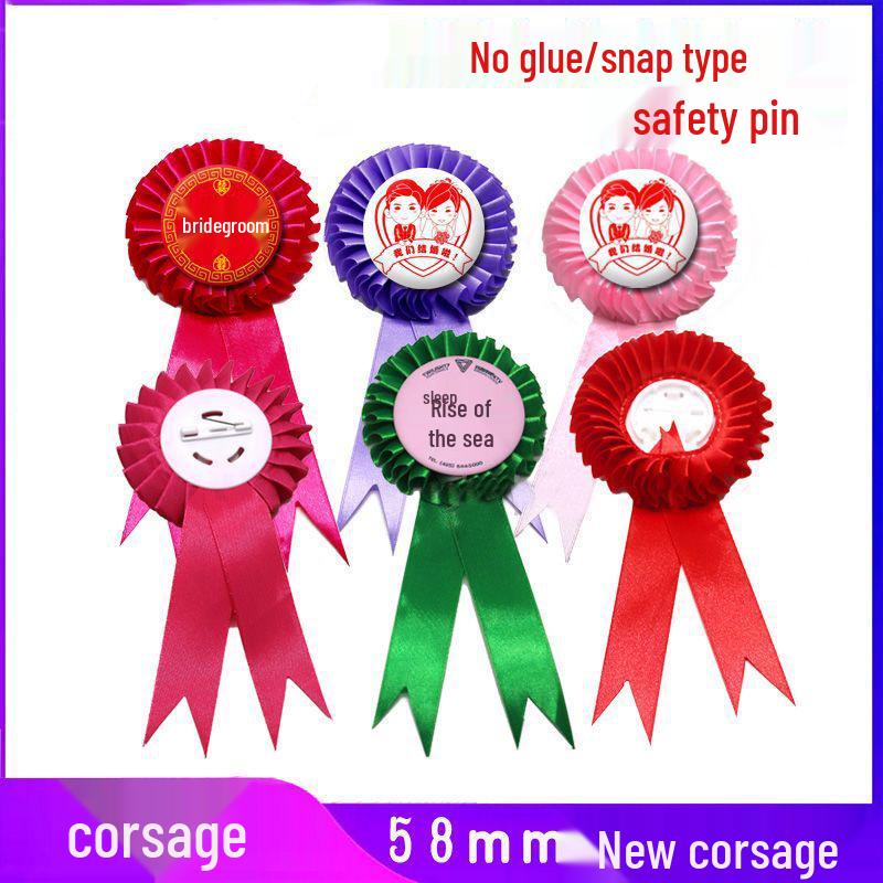 58MM Tinplate Badge for School Events, Weddings, and Boutonniere Photos