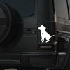 Funny Cute Pit Bull Dog Car Body Window Sticker Water-resistant Vinyl Decal Automobiles Styling Decoration Sticker Accessories