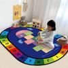 Animal Number Educational Carpet Cartoon Pattern Play Mat Kids Education Hopscotch Carpet  Bedroom