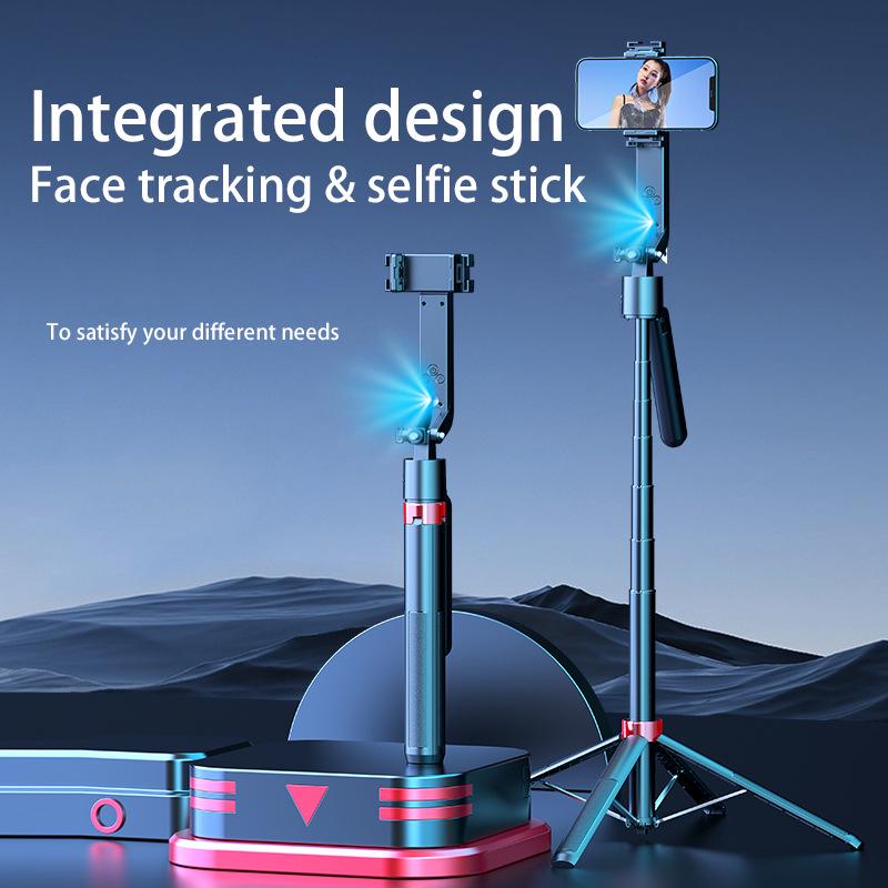 AI Tracking 360° Gimbal Selfie Stick with Anti-Shake, Extendable Stand for Live Streaming and Travel Vlogging - Q185