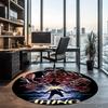 The Thing Printed Round Rug Carpet Chair Rug Area Rug Entryway Doormats,for Office Chair Living Room Bedroom Kitchen Room.