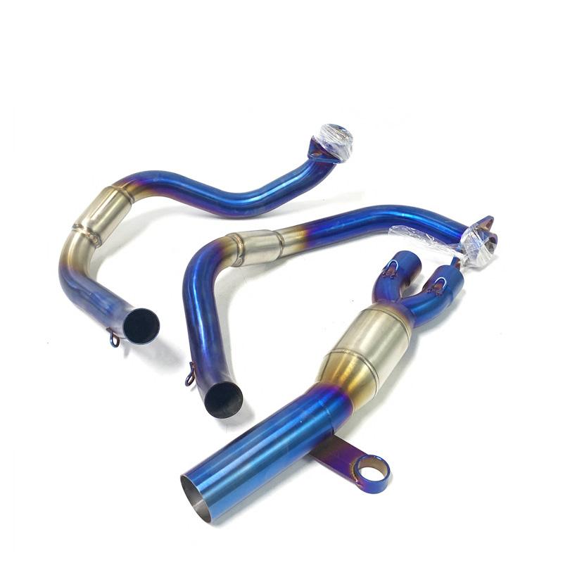 For GSX250R GSX 250R DL250 Motorcycle Exhaust Full Systems Pipe Stainless Steel Modified Link Header Pipe