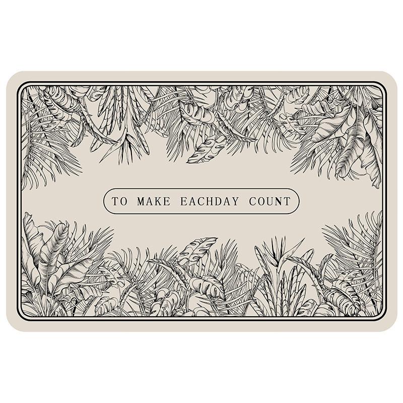 Vintage Cream Style Diatomaceous Bath Mat With Absorbent Quickdry Technology For Bathroom And Shower Area