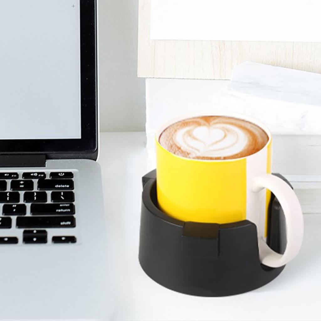 Pack of 2 Fixed Cup Rack Versatile Drink Coaster Cup Carriers Plastic Material Cup Holder for Desks Boats and More