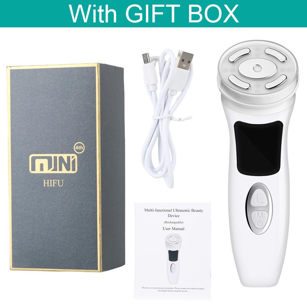 4 In 1 Ultrasound Facial Machine Skin Lift Firm Device Skin Care Wrinkle Removal Radiofrequency Face Massager Care Device