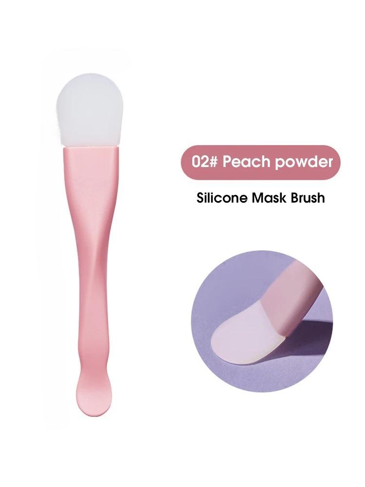 Double head silicone  beauty tool  facial mask brush facial mask brush face cleaning scraper daub type mud film special brush